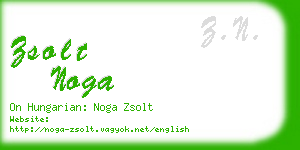 zsolt noga business card